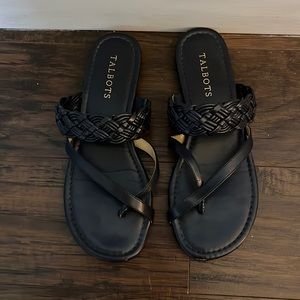 Talbots Navy Sandals